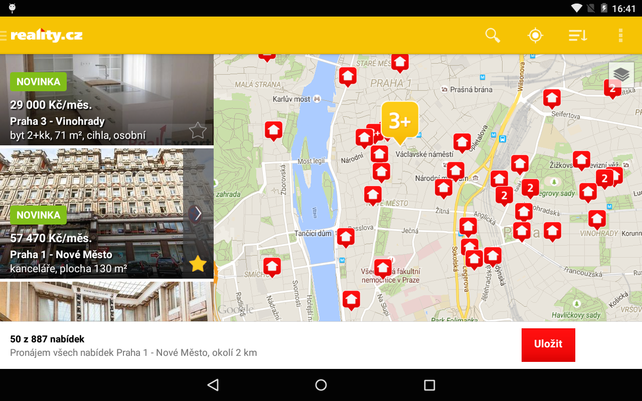 Reality.cz App Screenshot 2